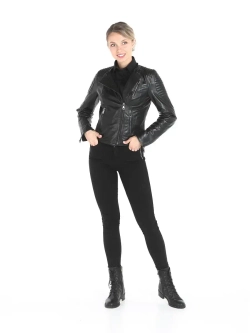 Женская косуха/из натуральной кожи/кожаная куртка/Турция