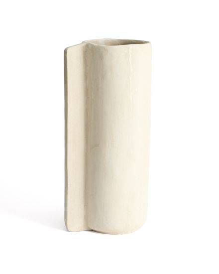 Ваза из папье-маше Mireni бежевая 67 см