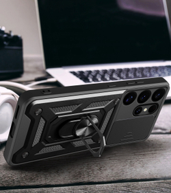 Чехол с кольцом Bumper Case для Samsung Galaxy S25 Ultra