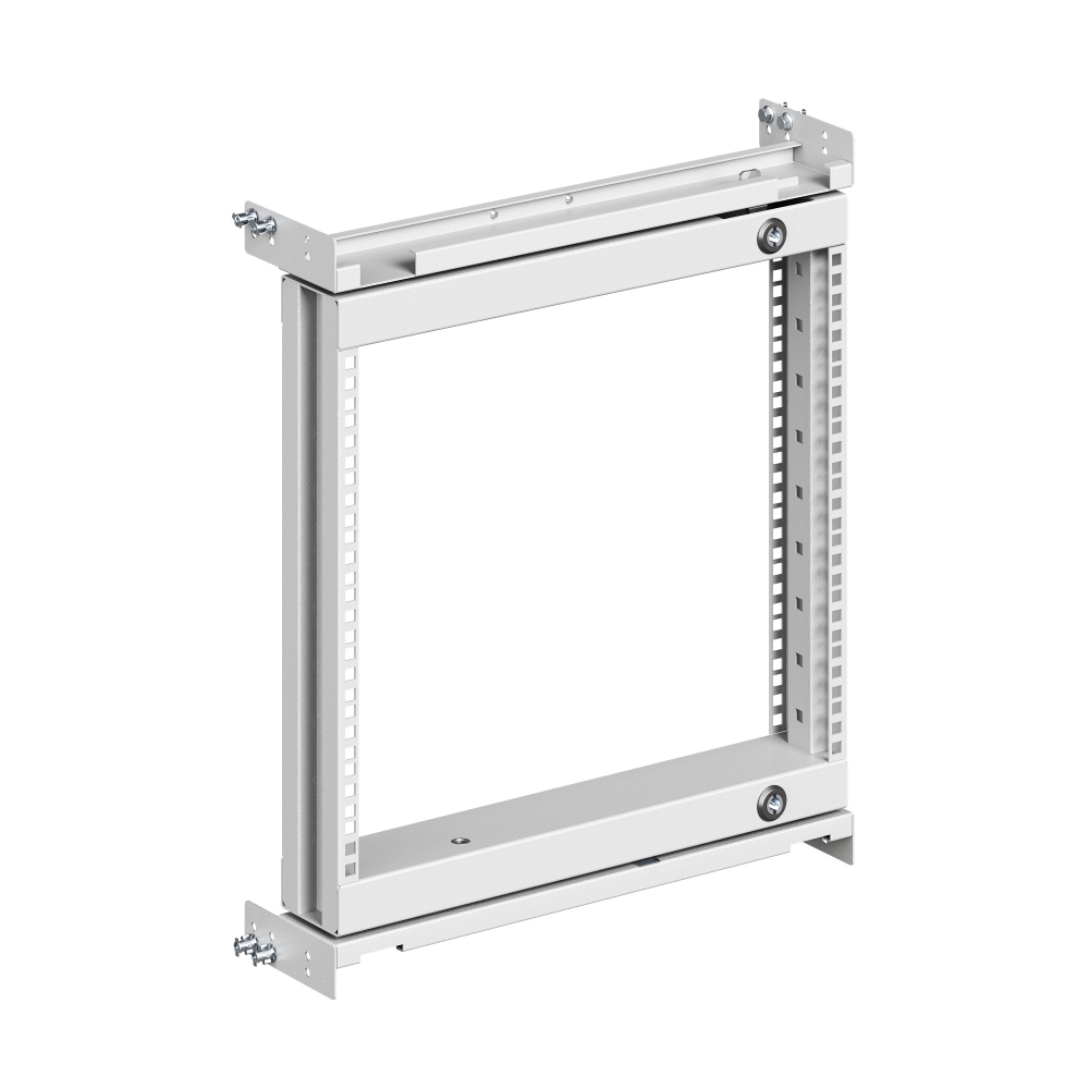 Рама поворотная частичная, центрированная 16U для 19" оборудования для корпусов CQE & CQE N, ВхШ 1000х600 мм