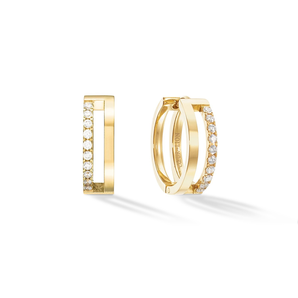 Серьги Coeur de Lion Crystal-Gold 0136/21-1816