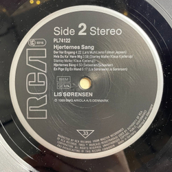 Винтажная виниловая пластинка LP Lis Sorensen Hjerternes Sang (Germany 1989)
