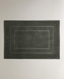 Zara Home - Нескользящий коврик для ванной из хлопка, серый, 55x80 см