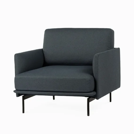 Кресло Bebe, тёмно-синяя водоотталкивающая ткань