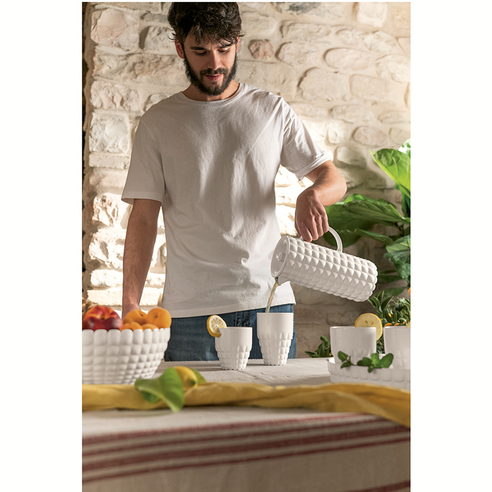 Стакан 350мл Guzzini Tiffany молочно-белый