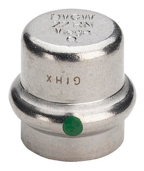 Заглушка пресс Viega Sanpress Inox 22 мм. с SC-Contur нерж. сталь (серия 2356) арт. 452872