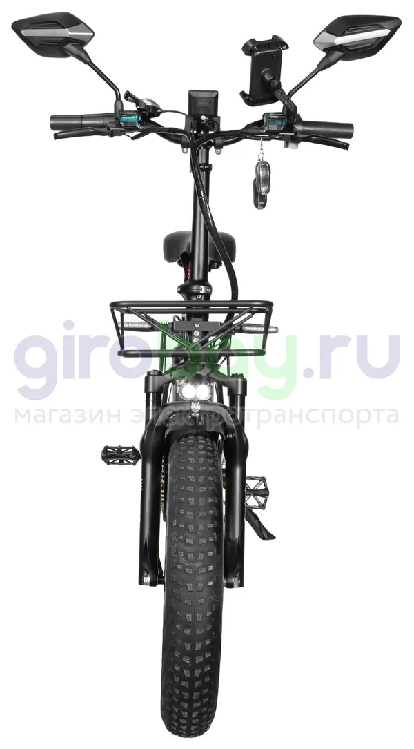 Электровелосипед Syccyba F10 Pro Dual 48V/15Ah (полный привод) - Желтый обод фото №8