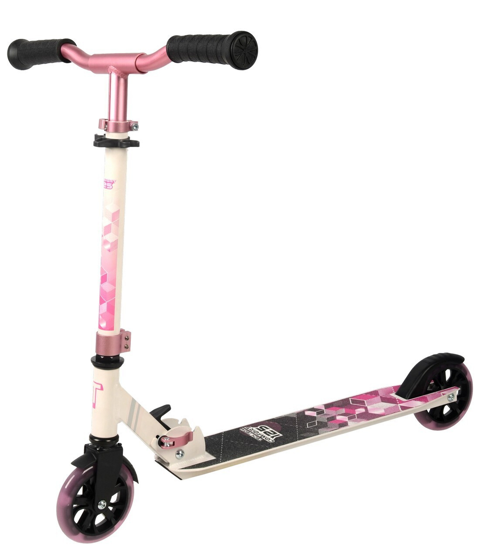 Самокат ТТ COMFORT 125R white/pink 1/4