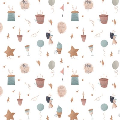 Акварельный День Рождения