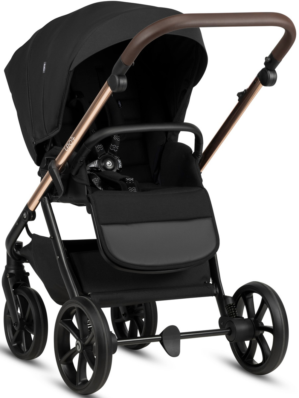 Детская коляска Tutis Leo 3 Plus 3 в 1 с автокреслом Beno Black 1582201 Black