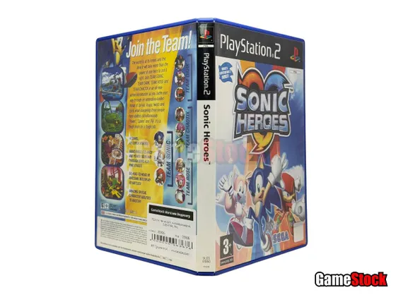 PS2 Sonic Heroes (Б/У, Английская версия, SLES-51950, PAL)