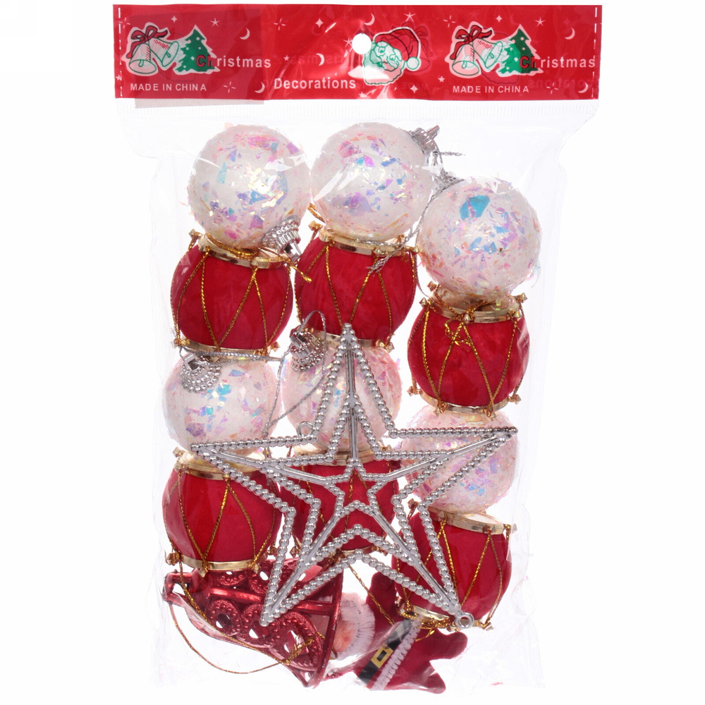 Набор украшений «Звезда на празднике» (набор 15 шт), 4 см