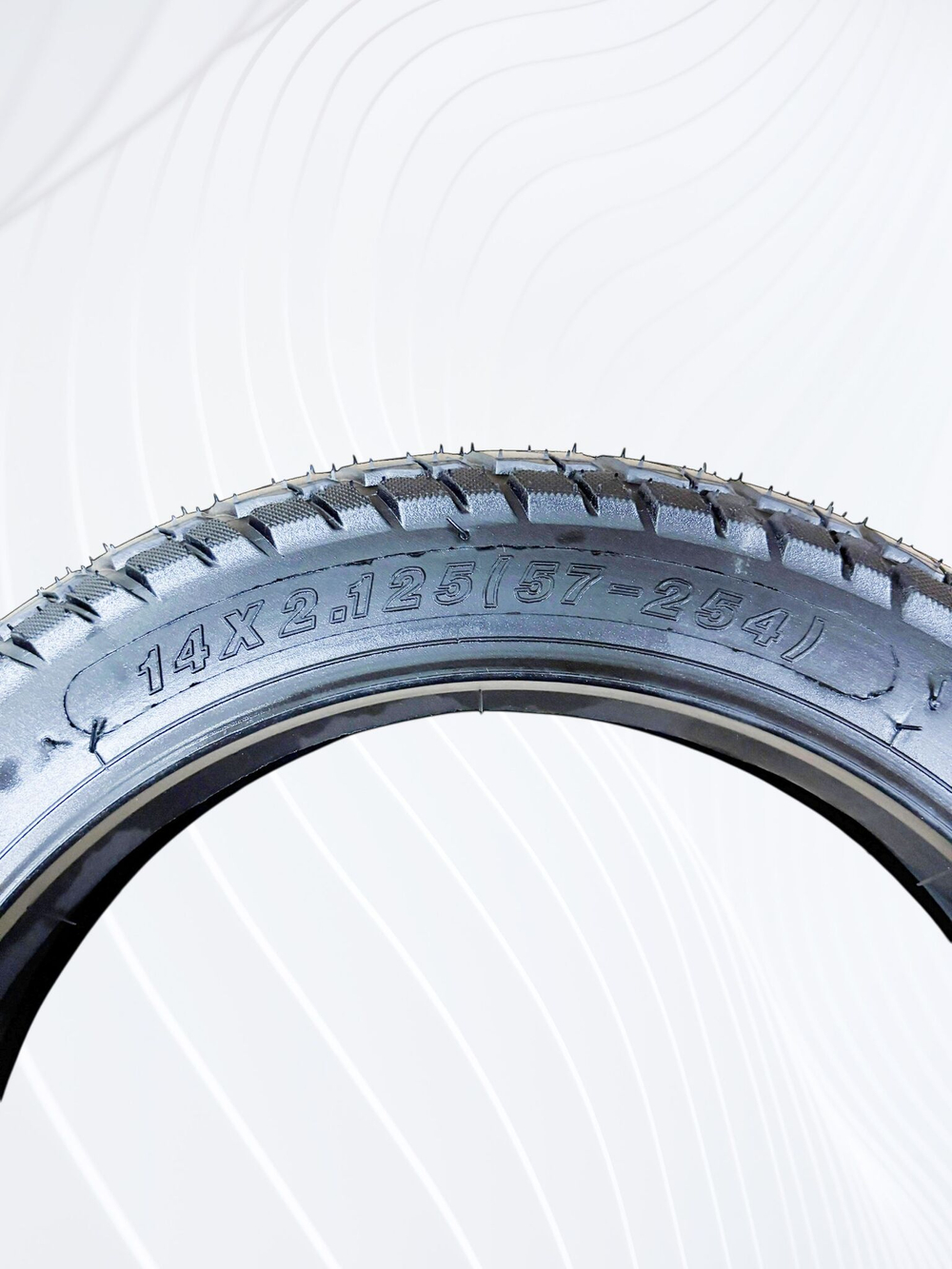 Покрышка 14 дюймов 14x2.125 (57-254) для электровелосипеда Kugoo V1, iconBIT E-BIKE, OxyVolt