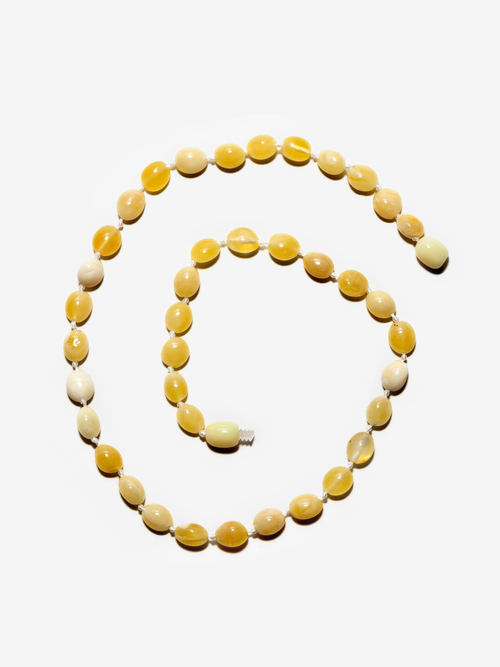 Детские бусы из натурального янтаря, 36 см. Бусы детские для девочек и мальчиков