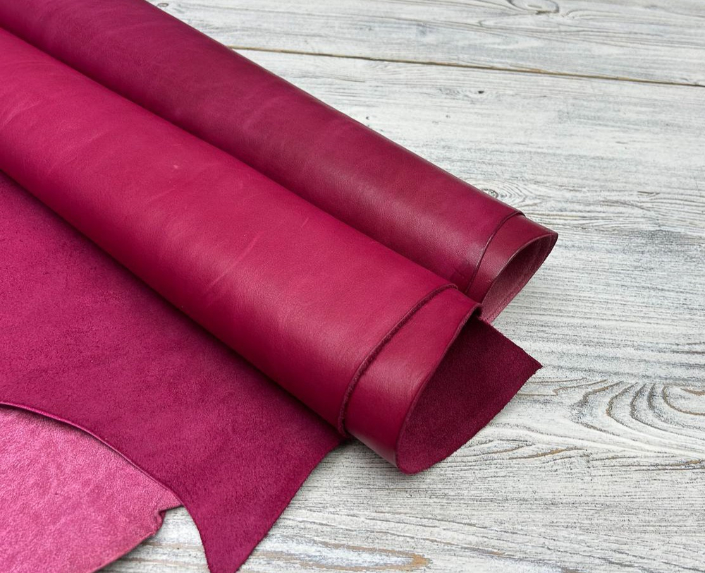 Лот Ecopell Fuxia Mix 1 (1,5-1,7 мм), натуральная кожа