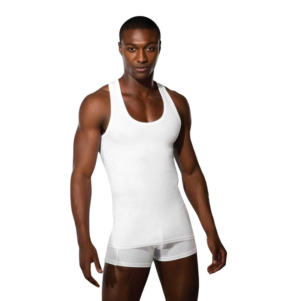 Мужская майка-борцовка Doreanse Racer (Размер: XXL) (Цвет: белый)