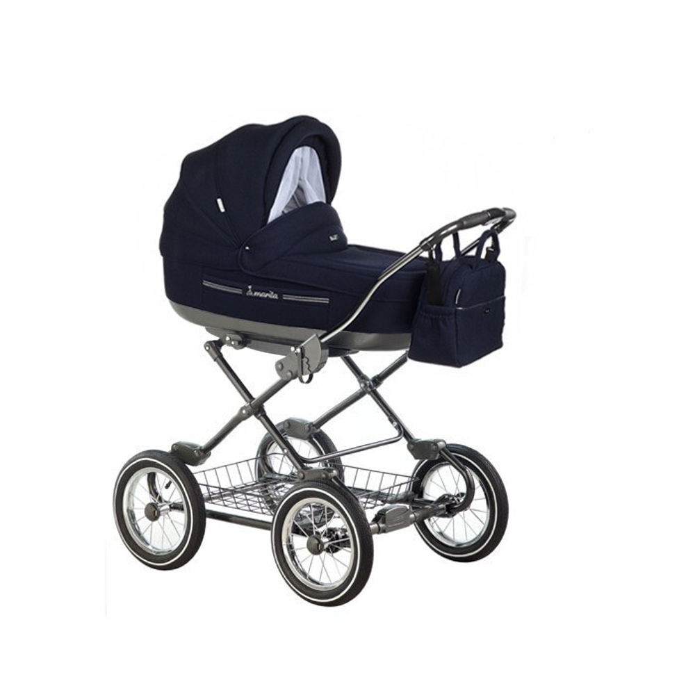 Детская коляска Roan Marita Prestige 2 в 1 (темно-синий)