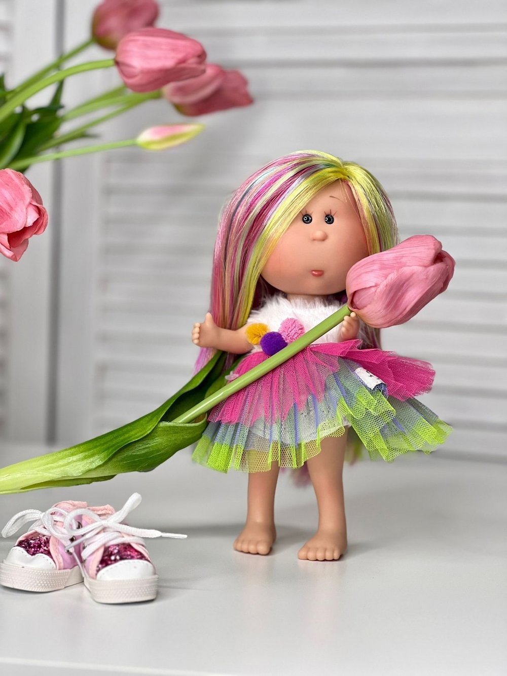 Кукла Nines виниловая 23см Little Mia (3152K)