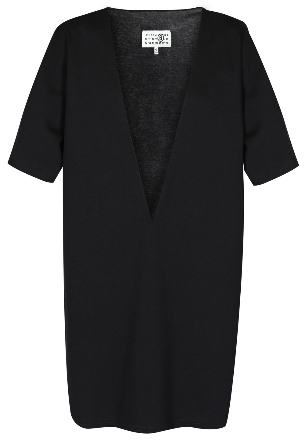 MM6 MAISON MARGIELA ПЛАТЬЕ ЧЕРНОЕ КОМБИНИРОВАННОЕ