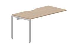 стол Strike 1580х780х750мм (с эргономичным вырезом) - приставной элемент