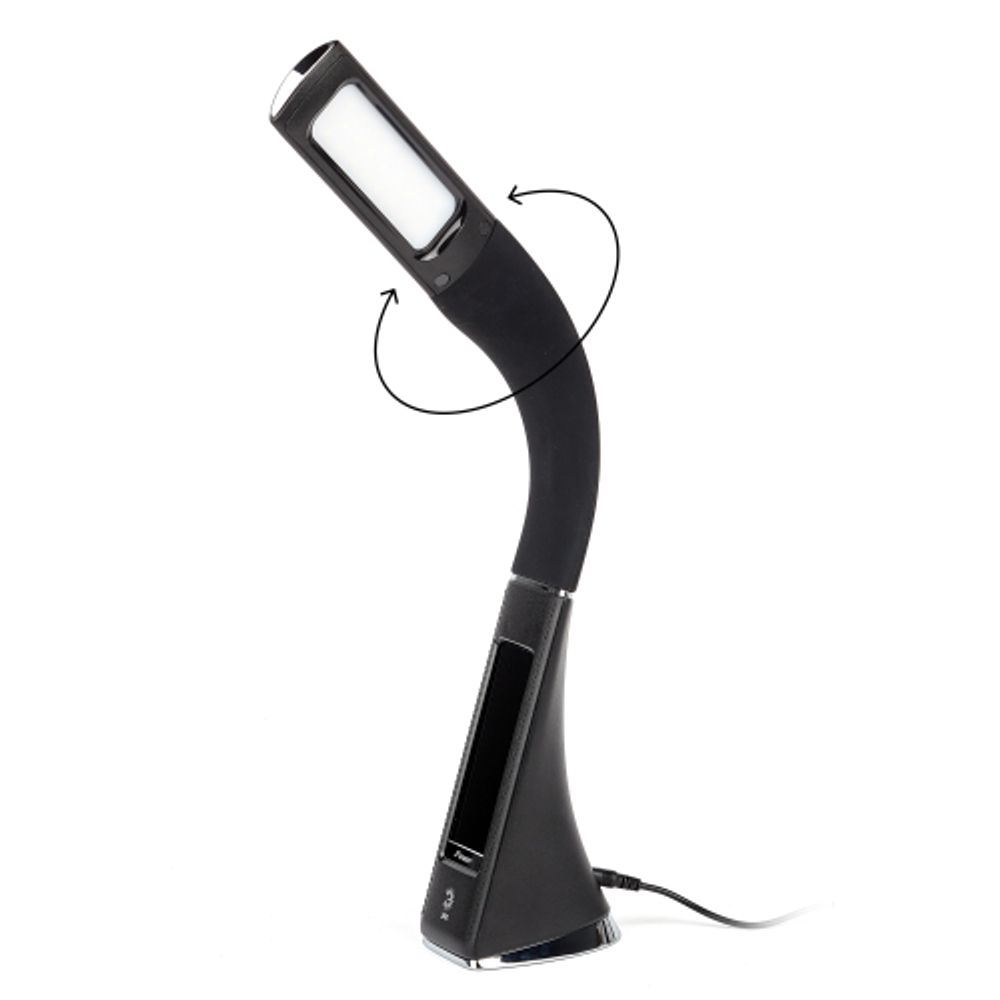 Настольный светильник ЭРА NLED-461-7W-BK светодиодный черный | Светодиодные настольные лампы