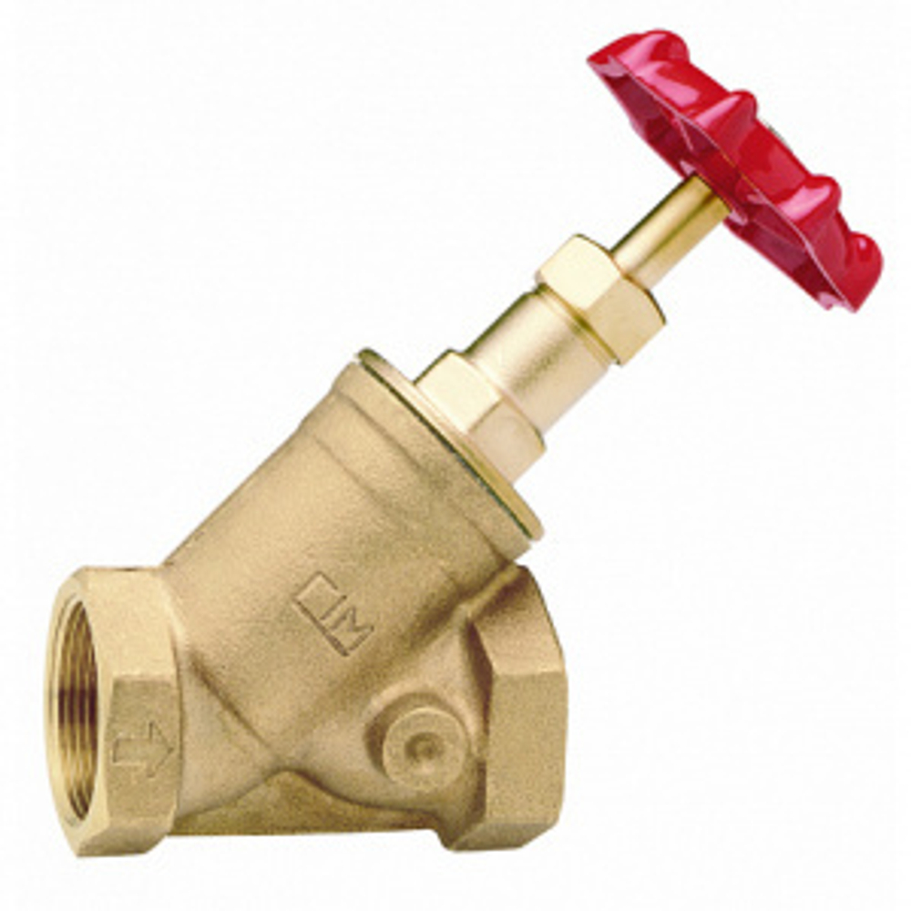 Клапан запорный с наклонным штоком, 3/8", ВР-ВР, PN20 Cimberio
