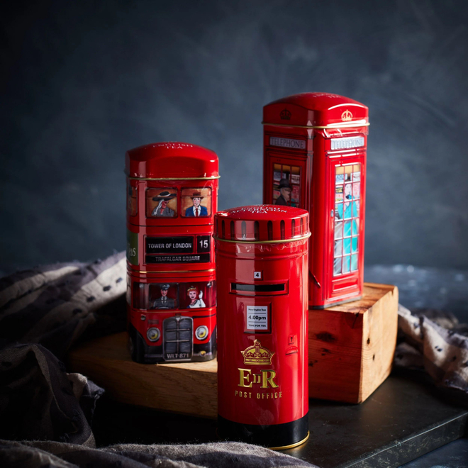 New English Teas Набор чая в пакетиках English Sights Tea Tin Gift Pack, 42шт