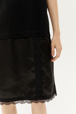 Платье с кружевом (Dark fantasy), черное