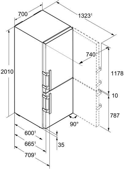 Холодильник Liebherr CNef 5735