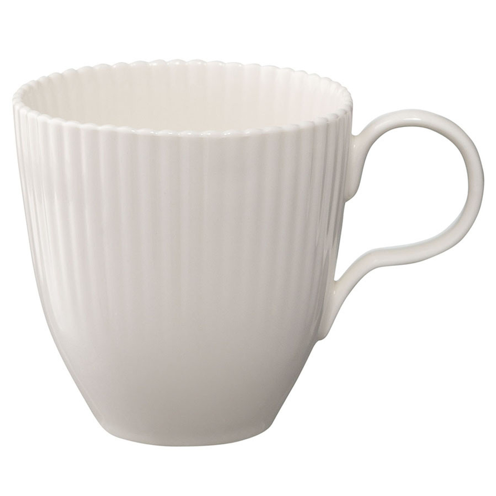 Кружка из фарфора белого цвета из коллекции kitchen spirit, 350 мл