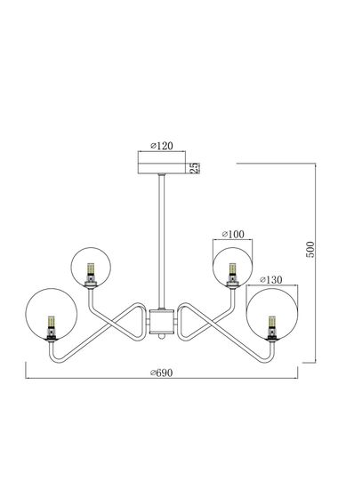 Люстра Freya FR5241PL-06BZ