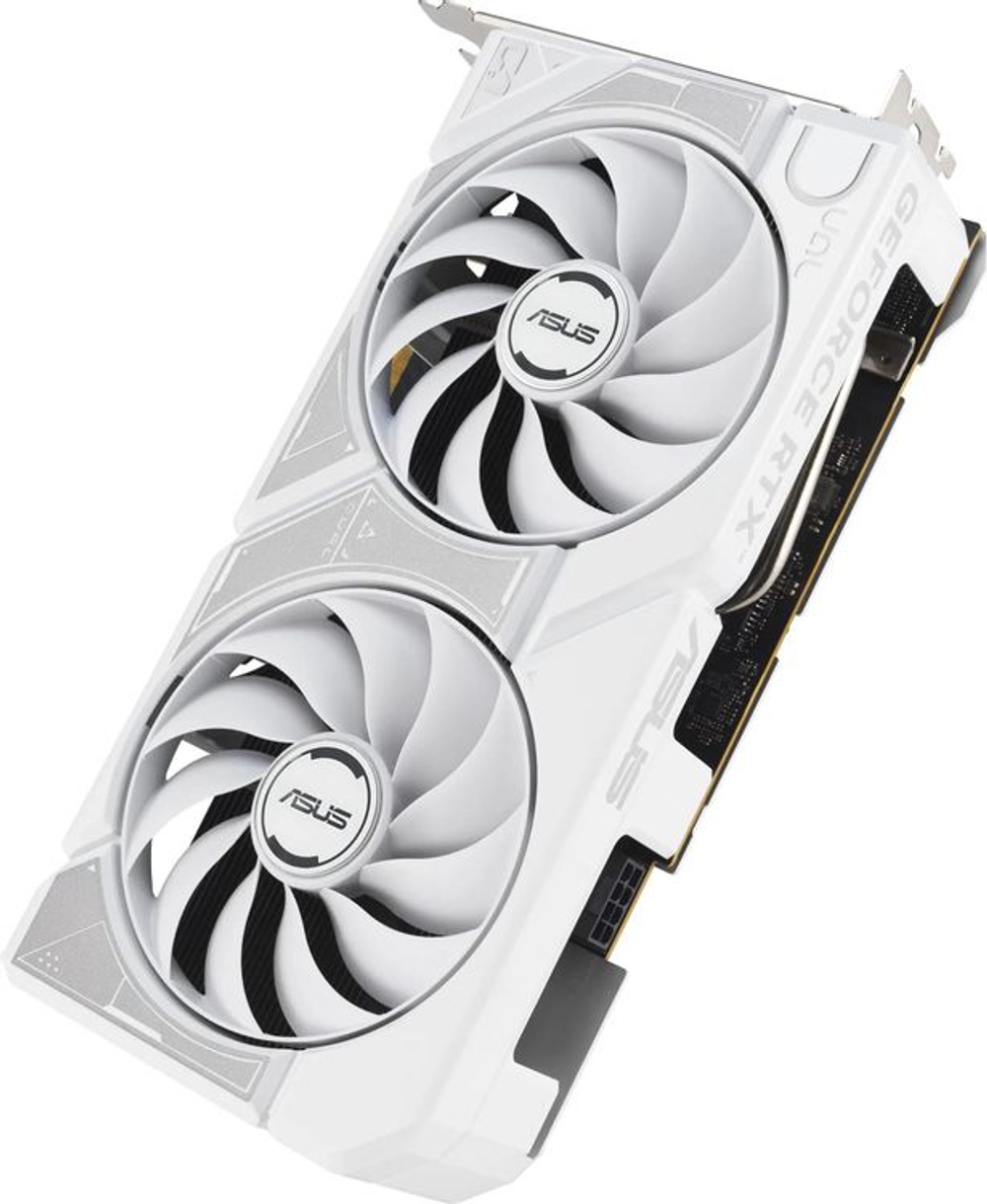 Видеокарта ASUS NVIDIA  GeForce RTX 5060 DUAL-RTX5060-O8G-WHITE 8ГБ Dual, GDDR7, OC,  Ret