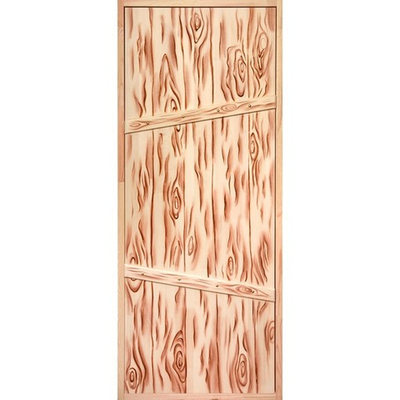 Дверь массив "На иглах резная"