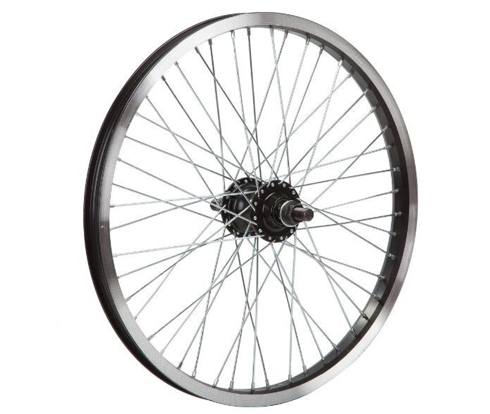 Колесо 20"BMX зад.дв.ал.обод 36отв,втSF-В17R,ось14мм,9Т,ПП