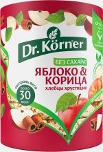 Хлебцы Злаковый коктейль Яблоко и корица Dr.Korner 90г