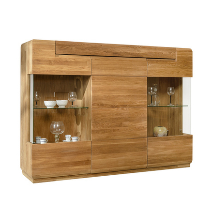 ФАИНА Шкаф с витриной (вар.3)