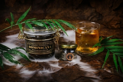 D28 20гр. Табак для кальяна "WORLD TOBACCO ORIGINAL" DOMINICANA с ароматом КАРИБСКИЙ РОМ