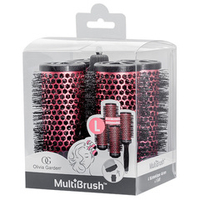 Набор брашингов со съемной ручкой для укладки волос 46мм Olivia Garden MultiBrush BR-MBKT5-TH46B
