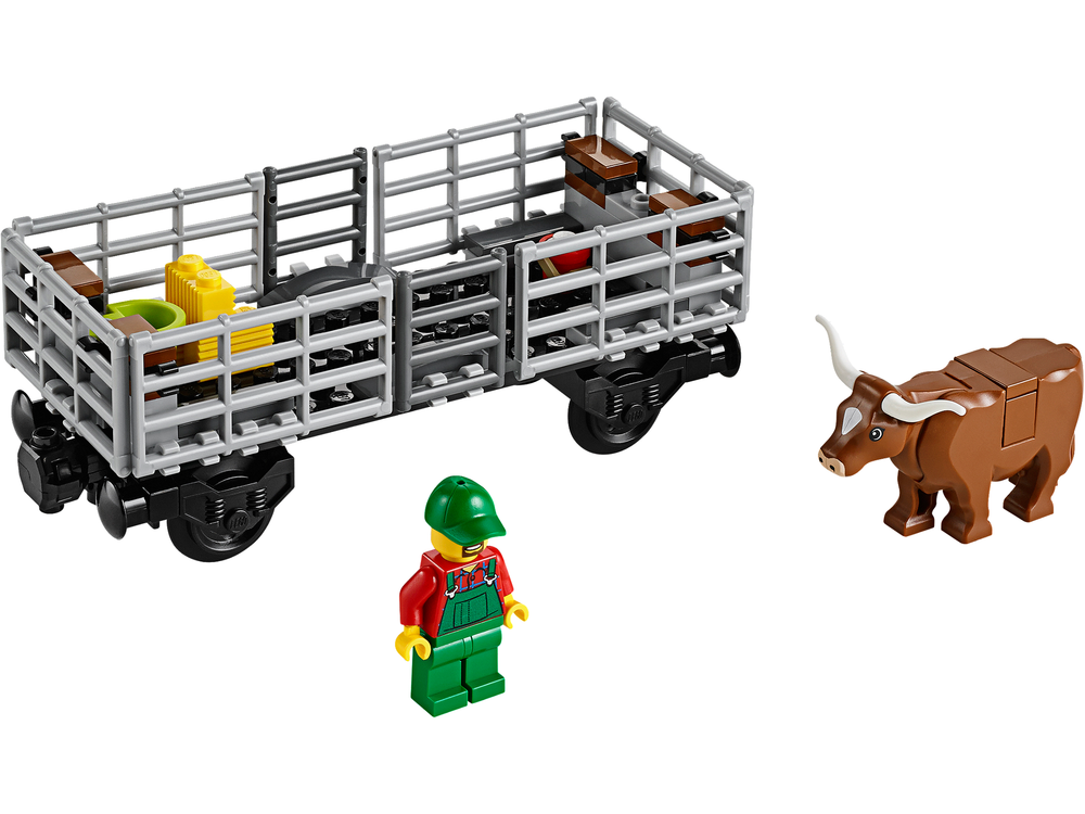 LEGO City: Грузовой поезд 60052 — Cargo Train — Лего Сити Город