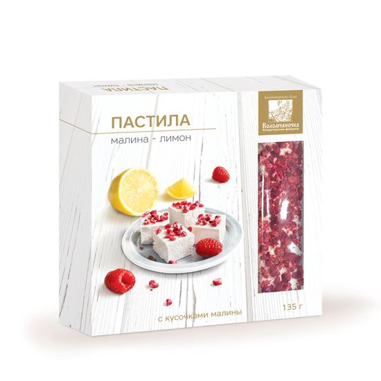 Пастила малина-лимон, 135 гр