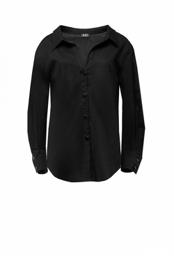 Рубашка оверсайз чёрная 12-01-20 FW