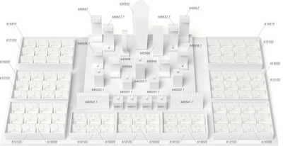 Комплект демонстрационного оборудования из акрила