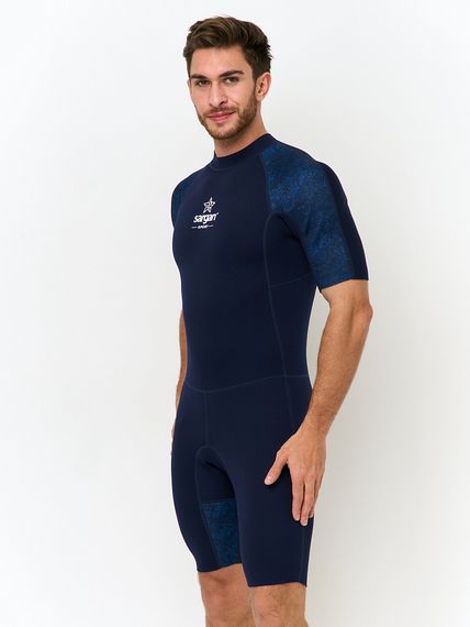 Короткий гидрокостюм Sargan Sport 1011/BL 2 мм синий