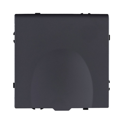 Розетка штепсельная SCHUKO 16A/250 В с крышкой, черный матовый Kollinger Eclipse EC-015BK
