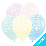Воздушные шары Sempertex с рисунком Морозное граффити, 50 шт. размер 12" #612218