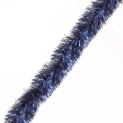 Мишура 2 м 9 см «Матовые искры», Сапфир