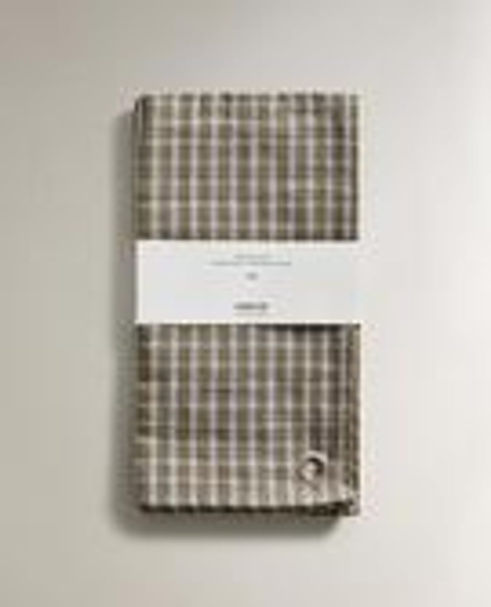 ZARA HOME НАБОР КУХОННЫХ ПОЛОТЕНЕЦ ИЗ ХЛОПКА В КЛЕТКУ (2 ШТ.), СИНИЙ