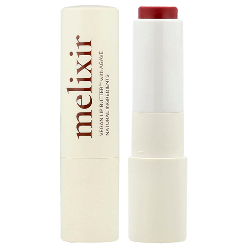 Melixir, Vegan Lip Butter™ с агавой, оттенок 06 красный, 3,9 г (0,13 унции)