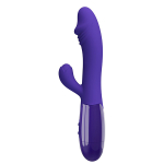 Фиолетовый вибратор-кролик 19см Pretty Love Snappy-Youth BI-014173L