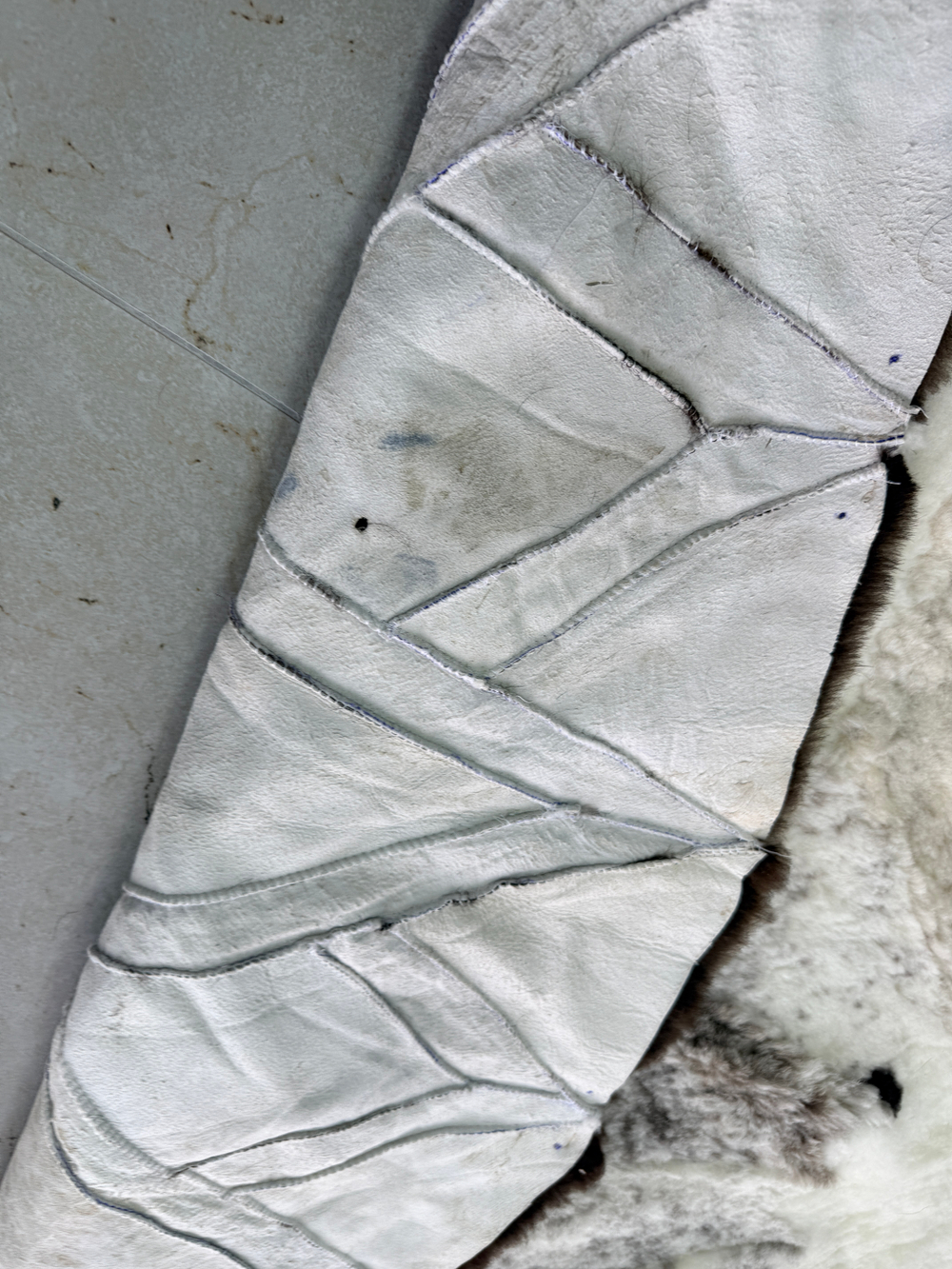 Ковер шкура натуральная овчина меховой